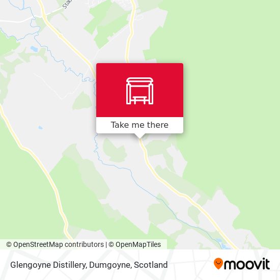 Glengoyne Distillery, Dumgoyne map