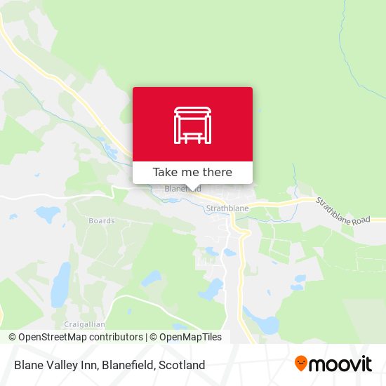 Blane Valley Inn, Blanefield map