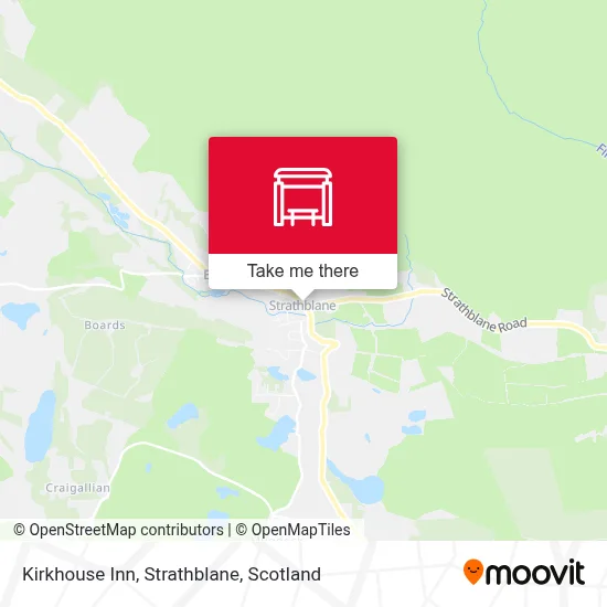 Kirkhouse Inn, Strathblane map