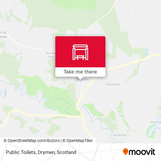 Public Toilets, Drymen map