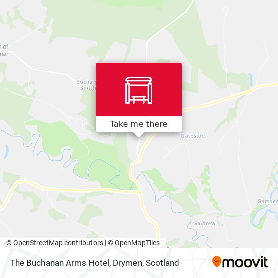 The Buchanan Arms Hotel, Drymen map