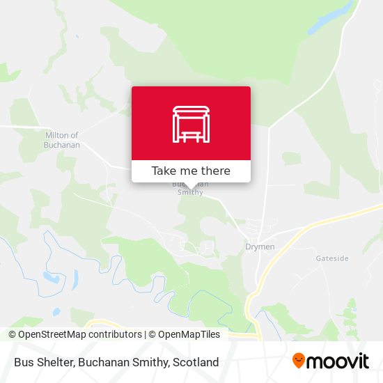Bus Shelter, Buchanan Smithy map