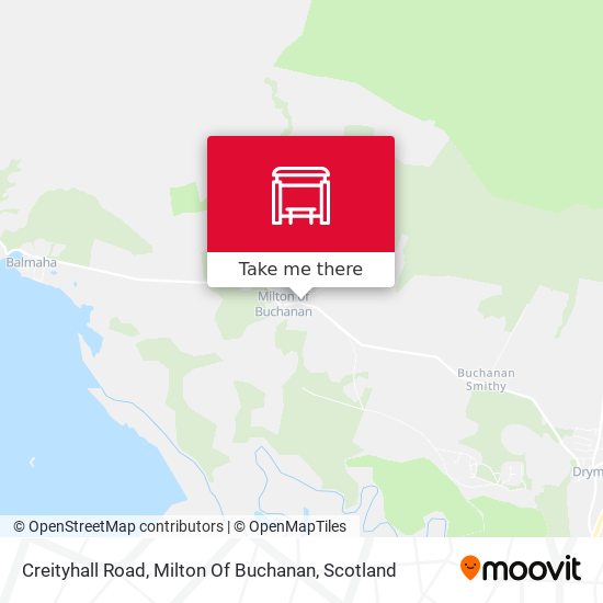 Creityhall Road, Milton Of Buchanan map