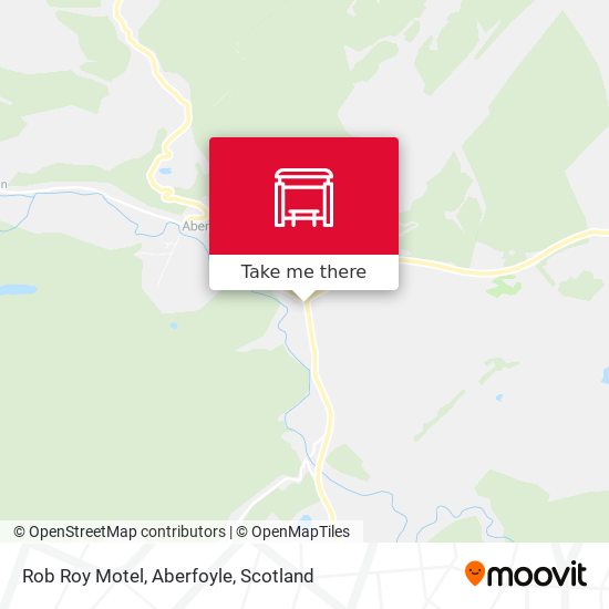 Rob Roy Motel, Aberfoyle map
