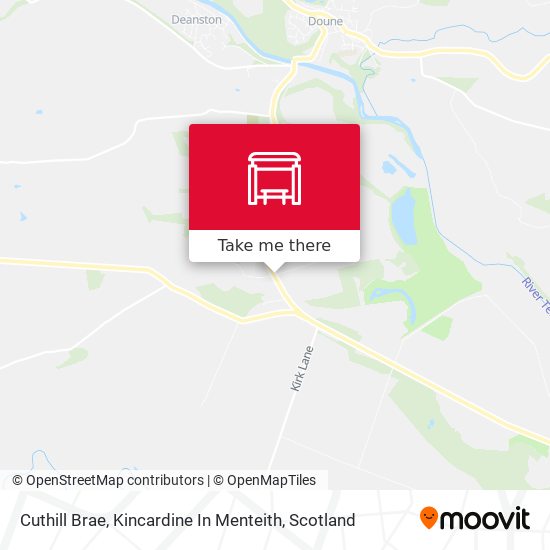 Cuthill Brae, Kincardine In Menteith map