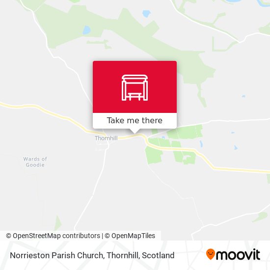 Norrieston Parish Church, Thornhill map