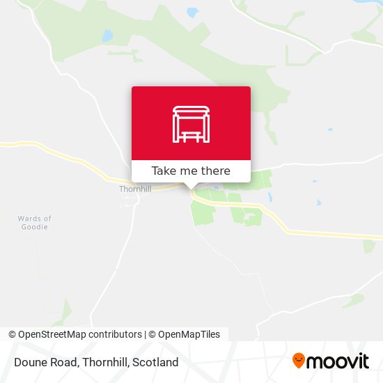 Doune Road, Thornhill map