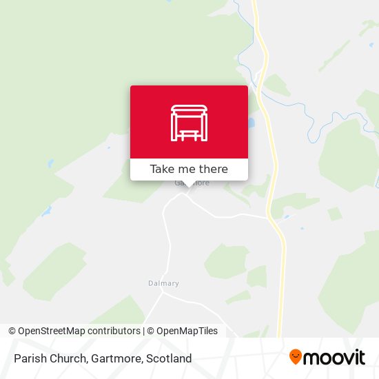 Parish Church, Gartmore map