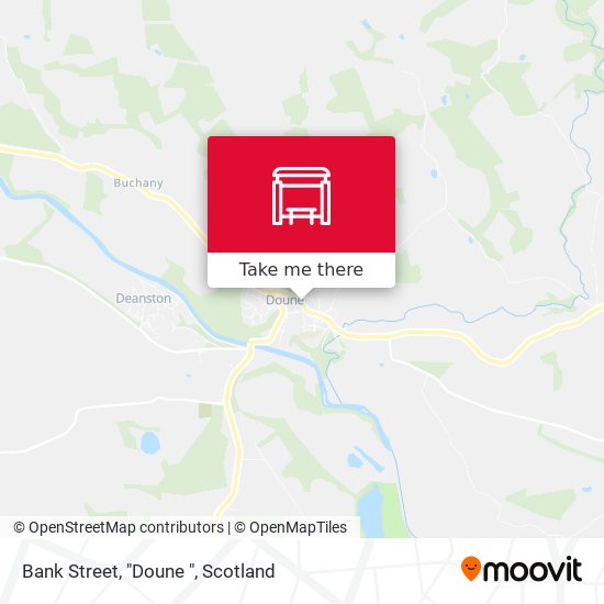 Bank Street, "Doune " map