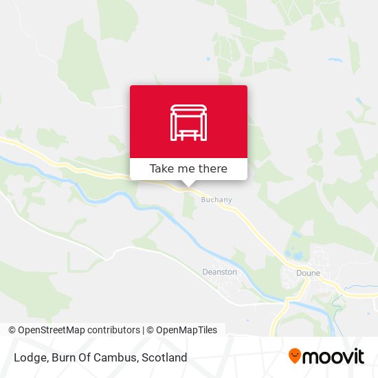 Lodge, Burn Of Cambus map