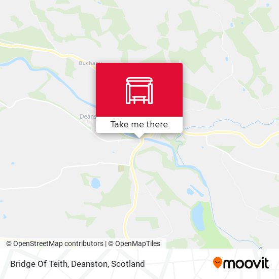 Bridge Of Teith, Deanston map
