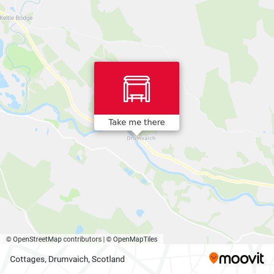 Cottages, Drumvaich map