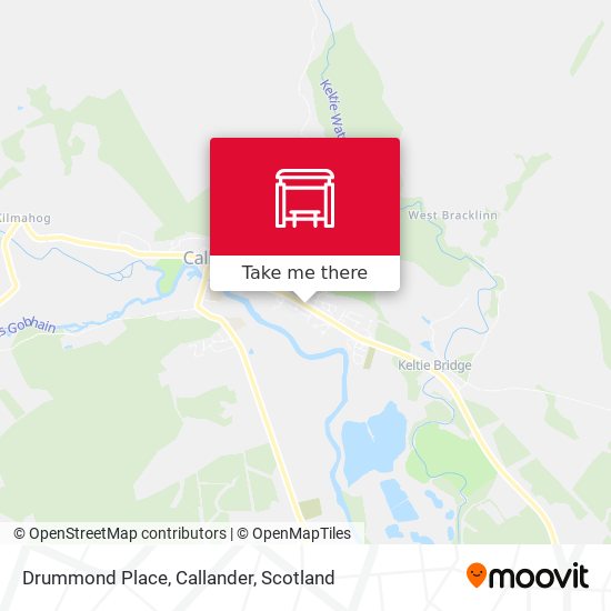 Drummond Place, Callander map