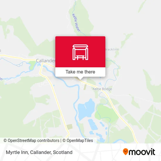 Myrtle Inn, Callander map