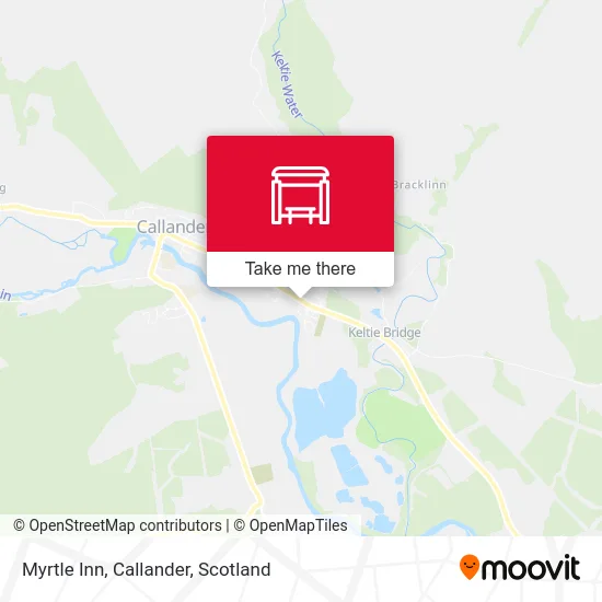 Myrtle Inn, Callander map