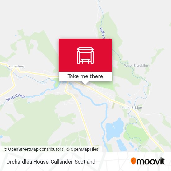 Orchardlea House, Callander map