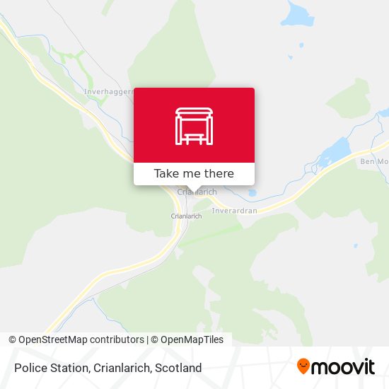 Police Station, Crianlarich map