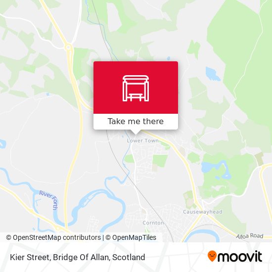 Kier Street, Bridge Of Allan map