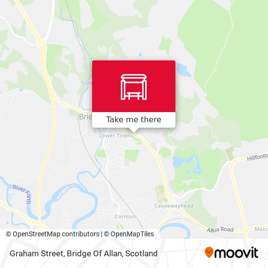 Graham Street, Bridge Of Allan map