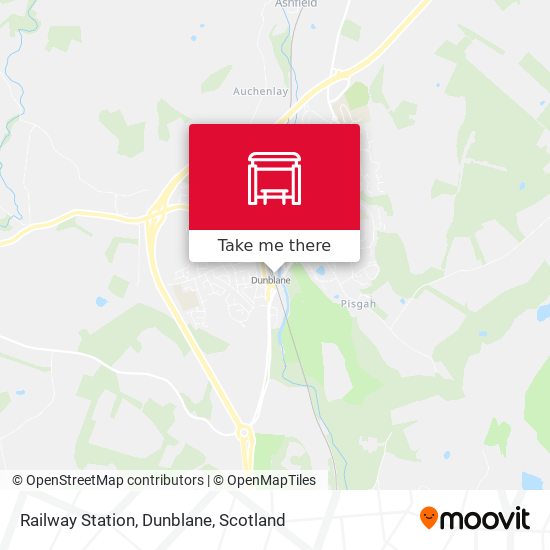 Railway Station, Dunblane map