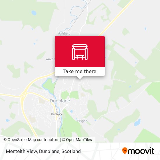 Menteith View, Dunblane map