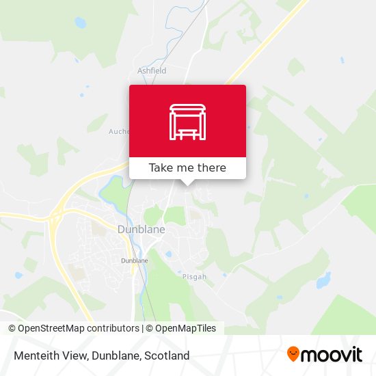 Menteith View, Dunblane map