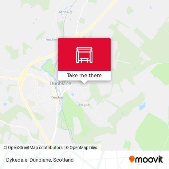 Dykedale, Dunblane map