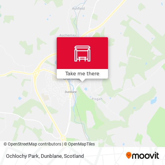 Ochlochy Park, Dunblane map
