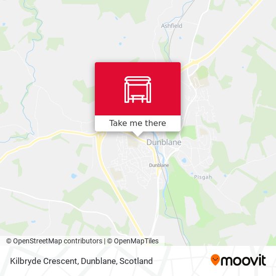 Kilbryde Crescent, Dunblane map