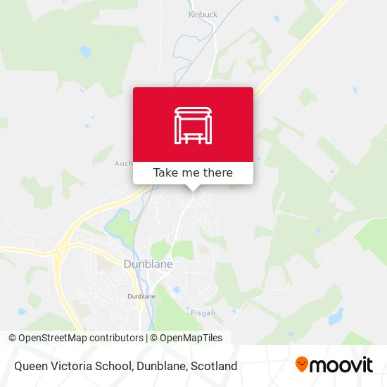 Queen Victoria School, Dunblane map