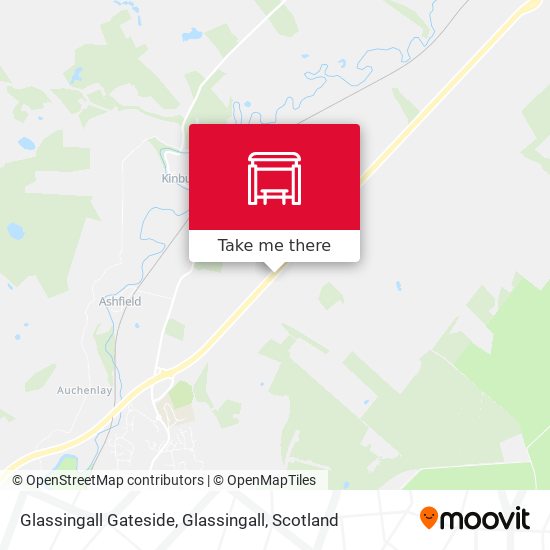 Glassingall Gateside, Glassingall map