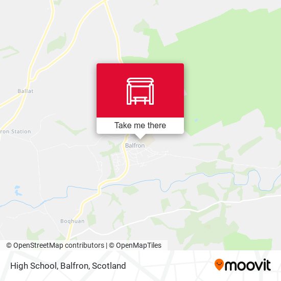 High School, Balfron map