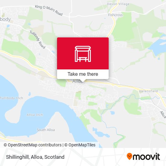 Shillinghill, Alloa map