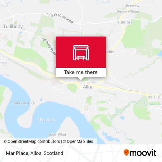 Mar Place, Alloa map