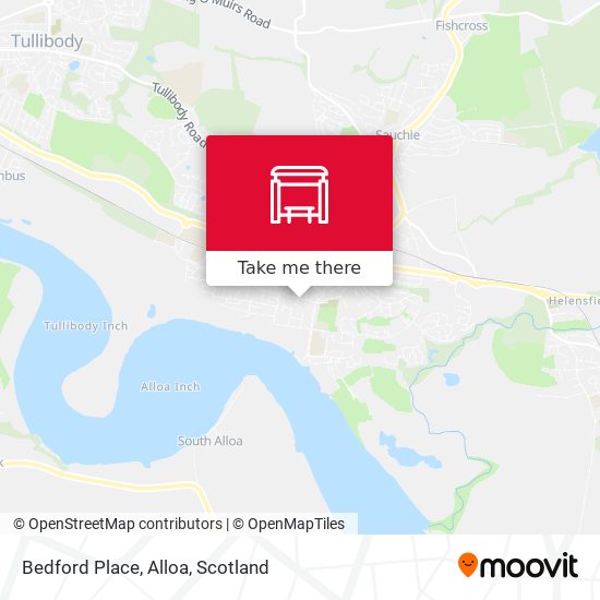 Bedford Place, Alloa map