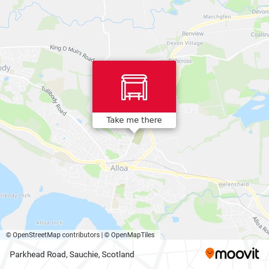 Parkhead Road, Sauchie map