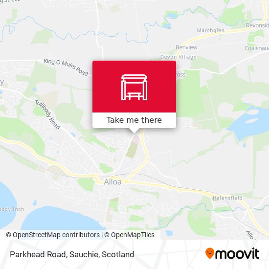 Parkhead Road, Sauchie map
