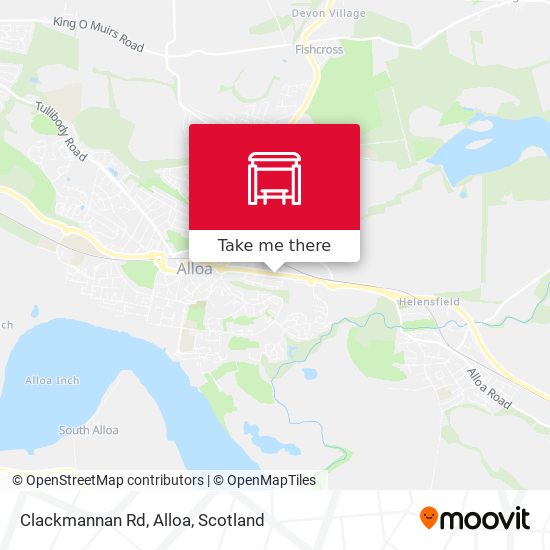 Clackmannan Rd, Alloa map