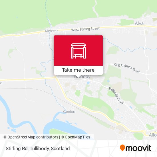 Stirling Rd, Tullibody map