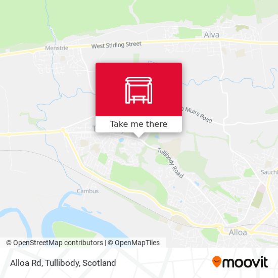 Alloa Rd, Tullibody map