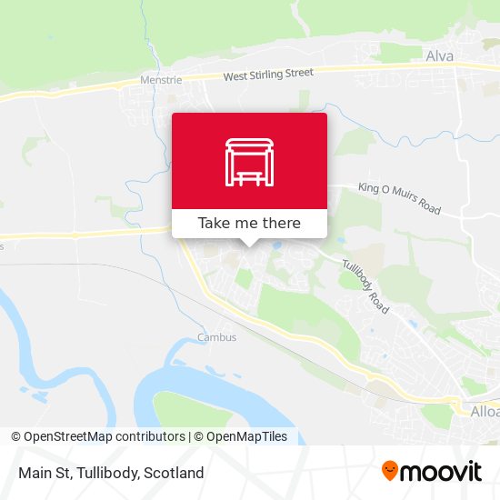 Main St, Tullibody map