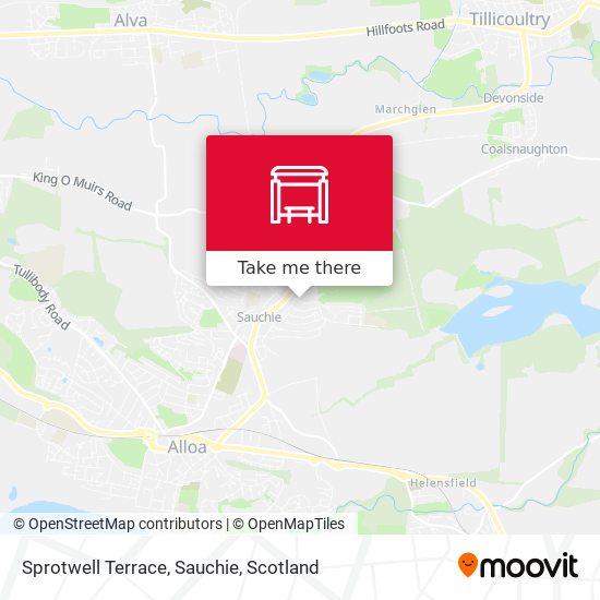 Sprotwell Terrace, Sauchie map