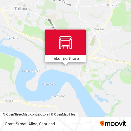 Grant Street, Alloa map
