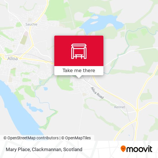 Mary Place, Clackmannan map