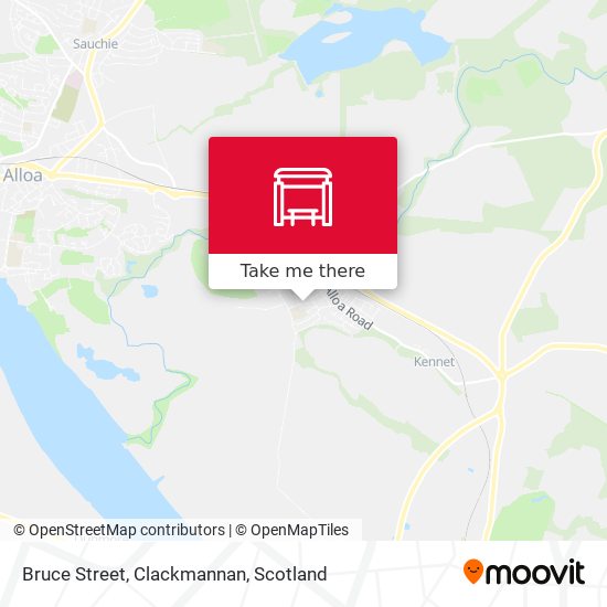 Bruce Street, Clackmannan map