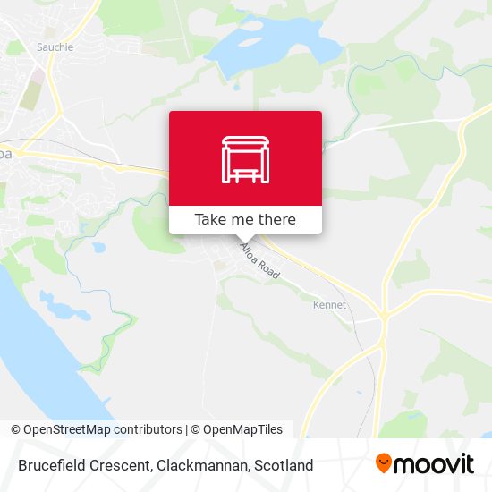 Brucefield Crescent, Clackmannan map