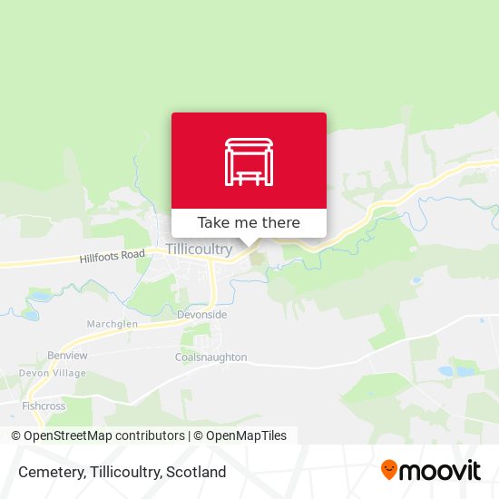 Cemetery, Tillicoultry map