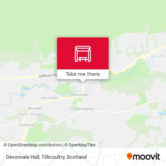 Devonvale Hall, Tillicoultry map