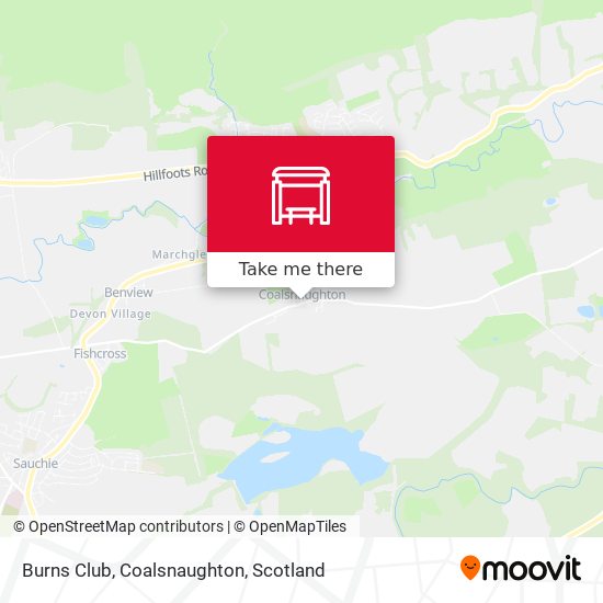 Burns Club, Coalsnaughton map