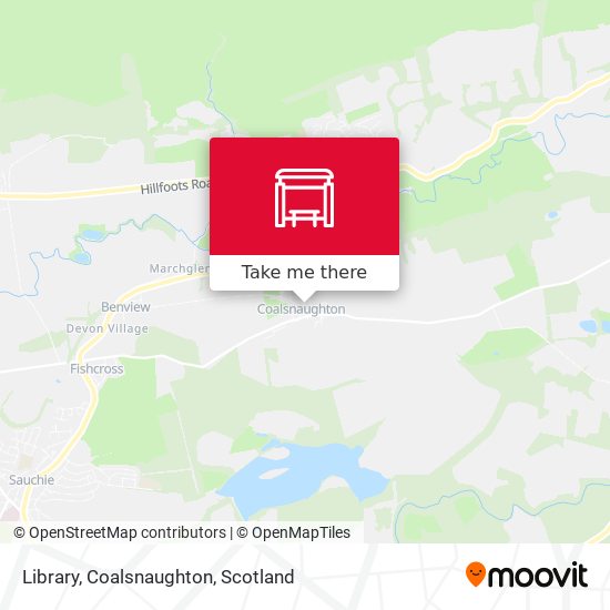 Library, Coalsnaughton map